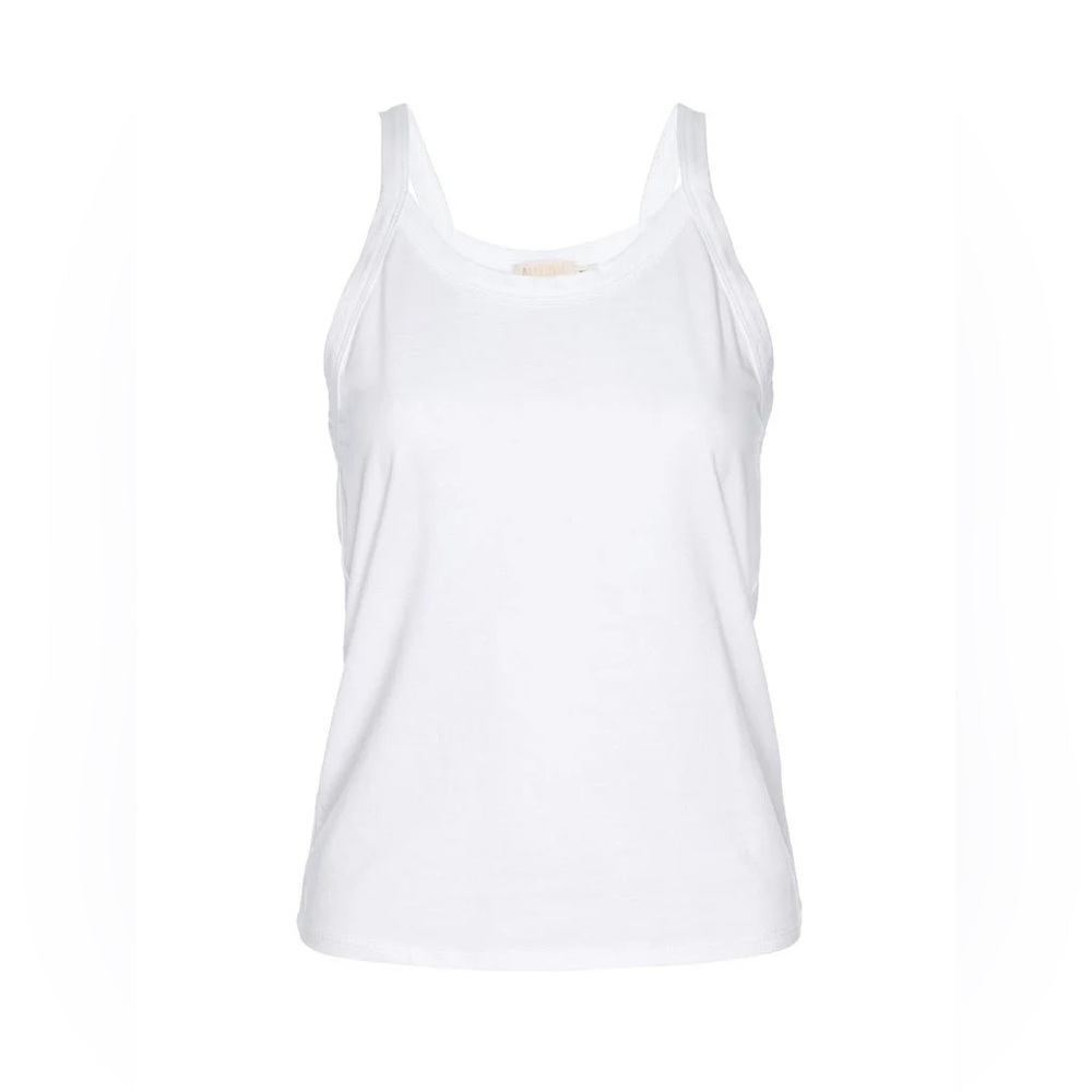 Nation LTD White Scoop Neck Tank Top